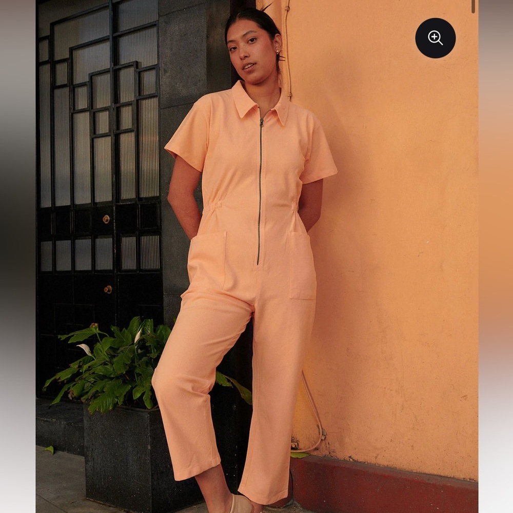 NWOT Noble Organic Utility Suit (Adult) in Papaya- original packaging